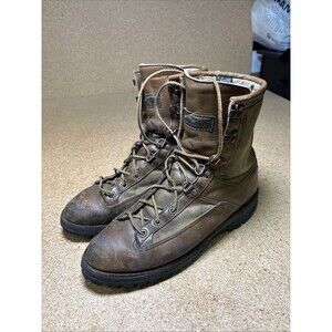 DANNER Cabelas Acadia Brown Leather Boots Combat Sz 10.5 B G0retex Vibram